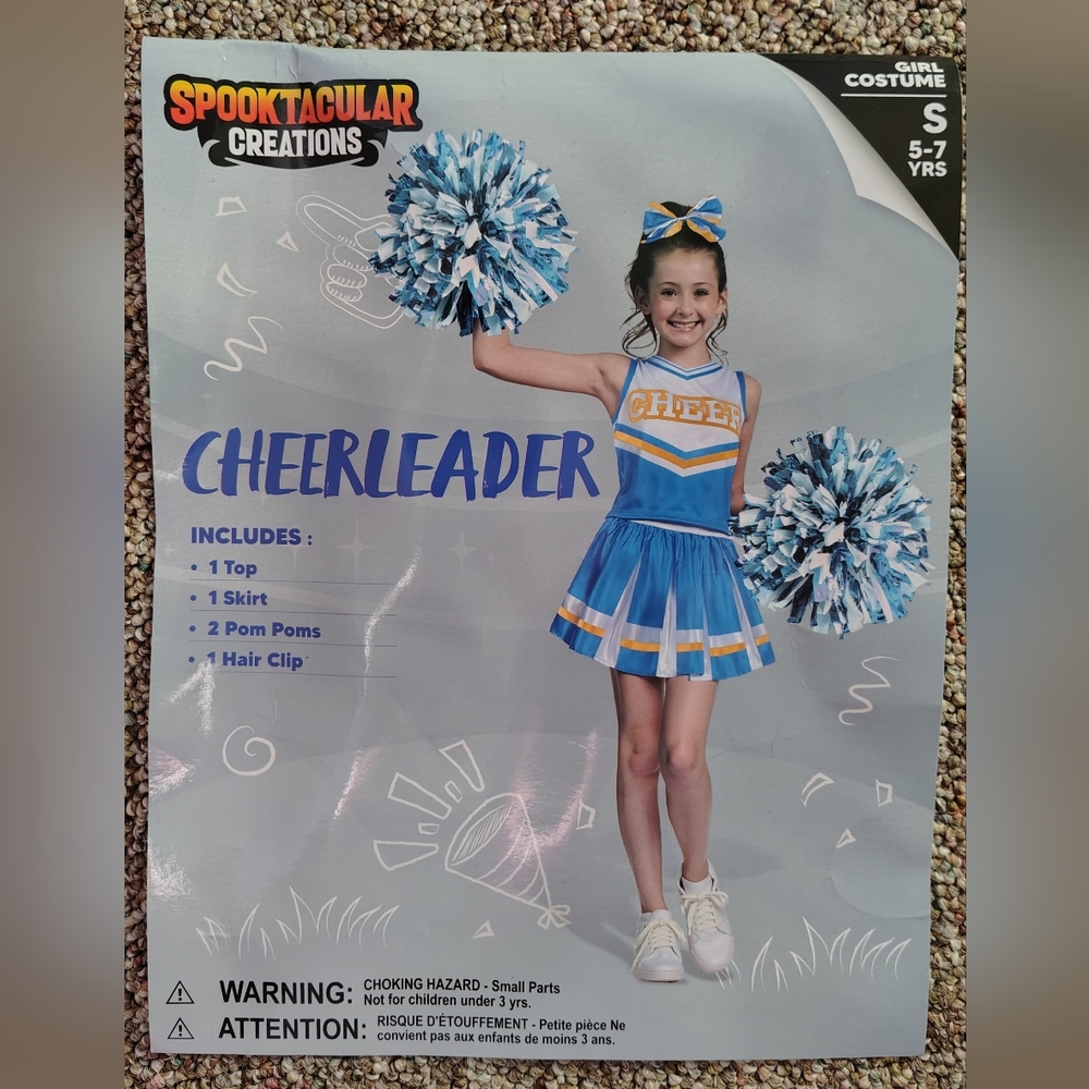 NWT Spooktacular Creations Cheerleader Costume